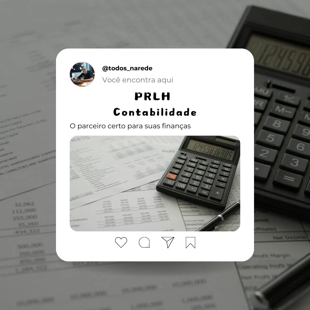 Foto de apresentação do serviço PRLH Contabilidade