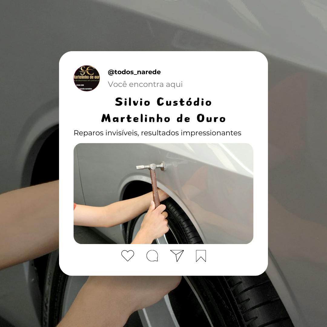Foto de apresentação do serviço Silvio Custódio -Martelinho de Ouro