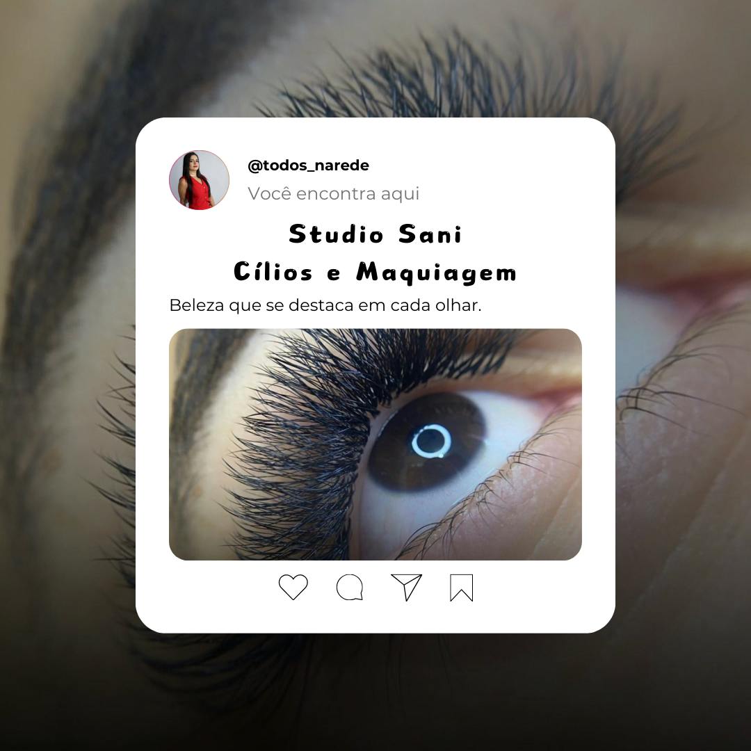 Foto de apresentação do serviço Studio Sani - Extensão de cílios