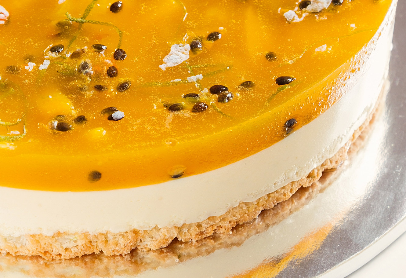 Cheesecake with green tea "Miss Dammann".