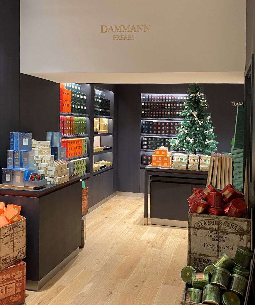 Interior of the DAMMANN Frères store in Grenoble.