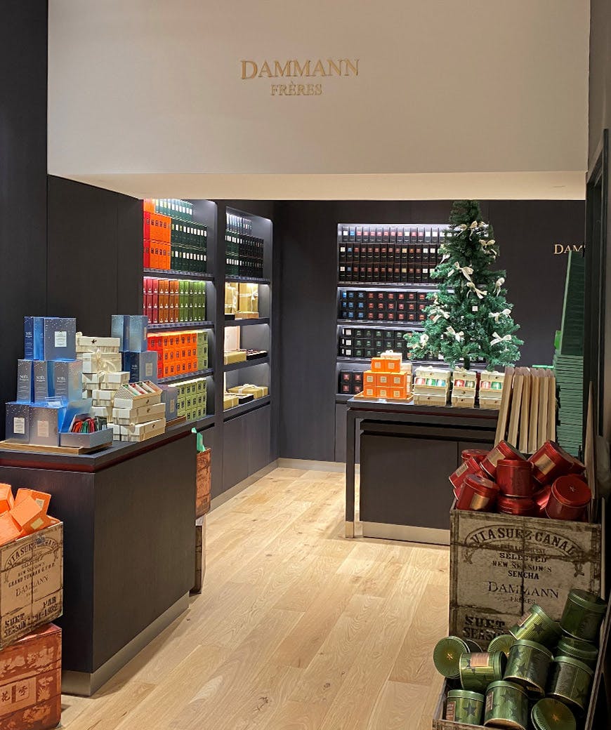 Intérieur de la boutique de DAMANN Frères Grenoble.