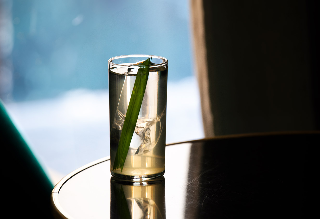 Cocktail préparé avec du thé.