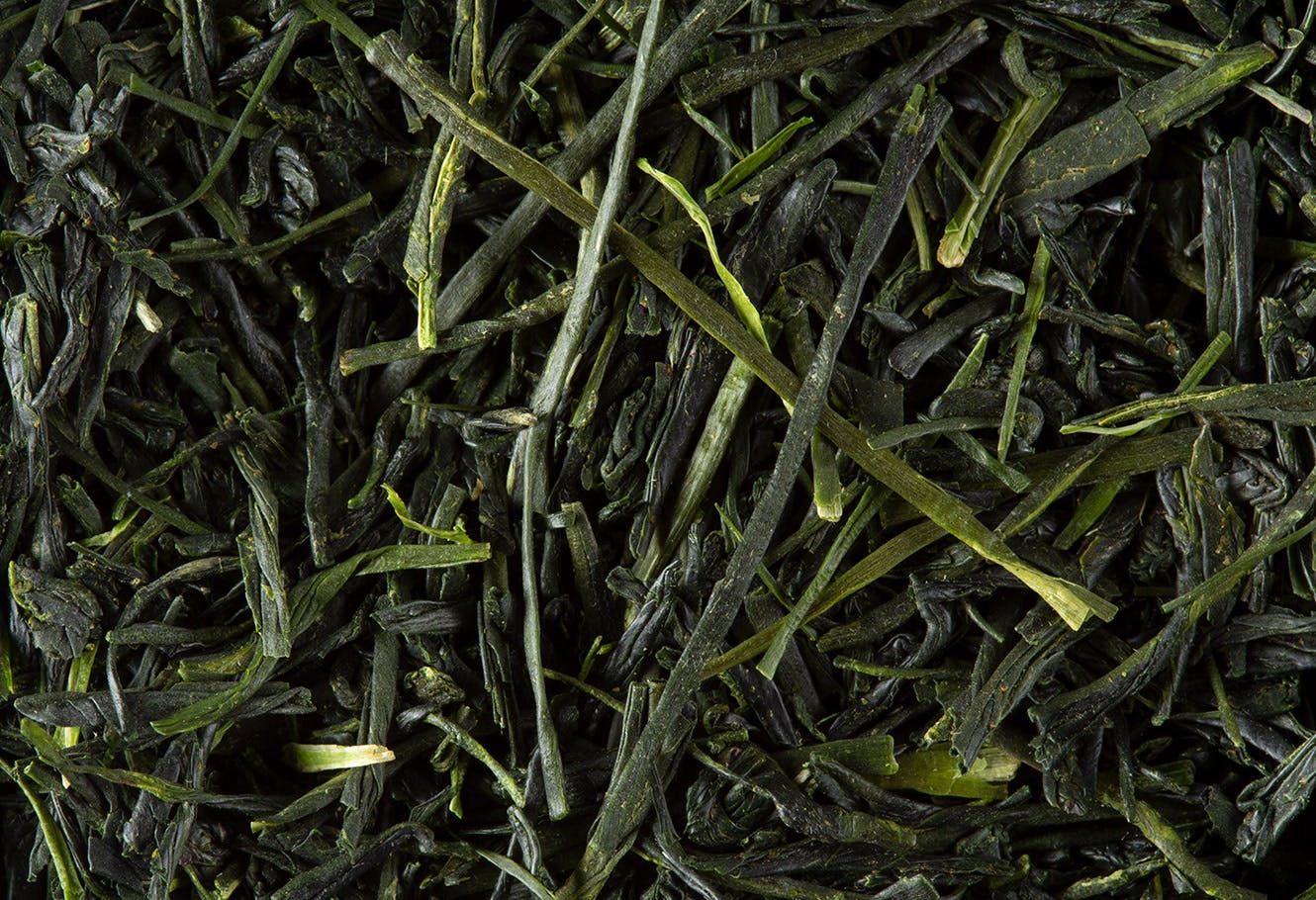 Japanese green tea in bulk.