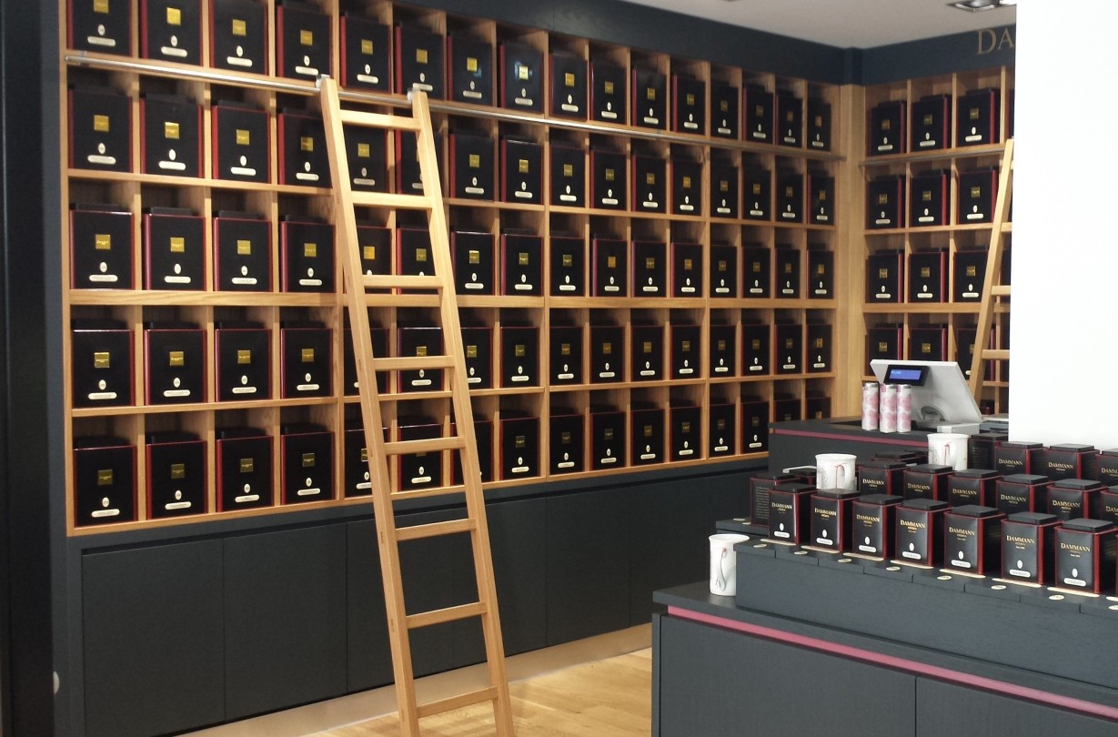 Intérieur de la boutique Nîmes DAMMANN Frères