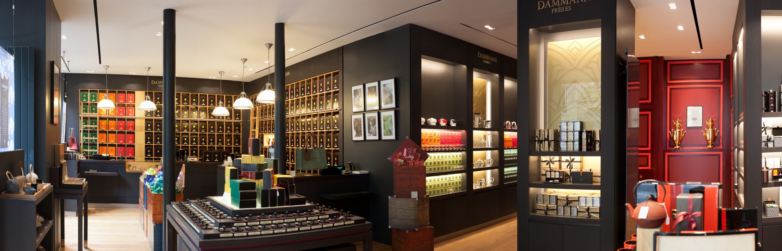 Intérieur de la boutique Avenue Franklin Roosevelt DAMMANN Frères