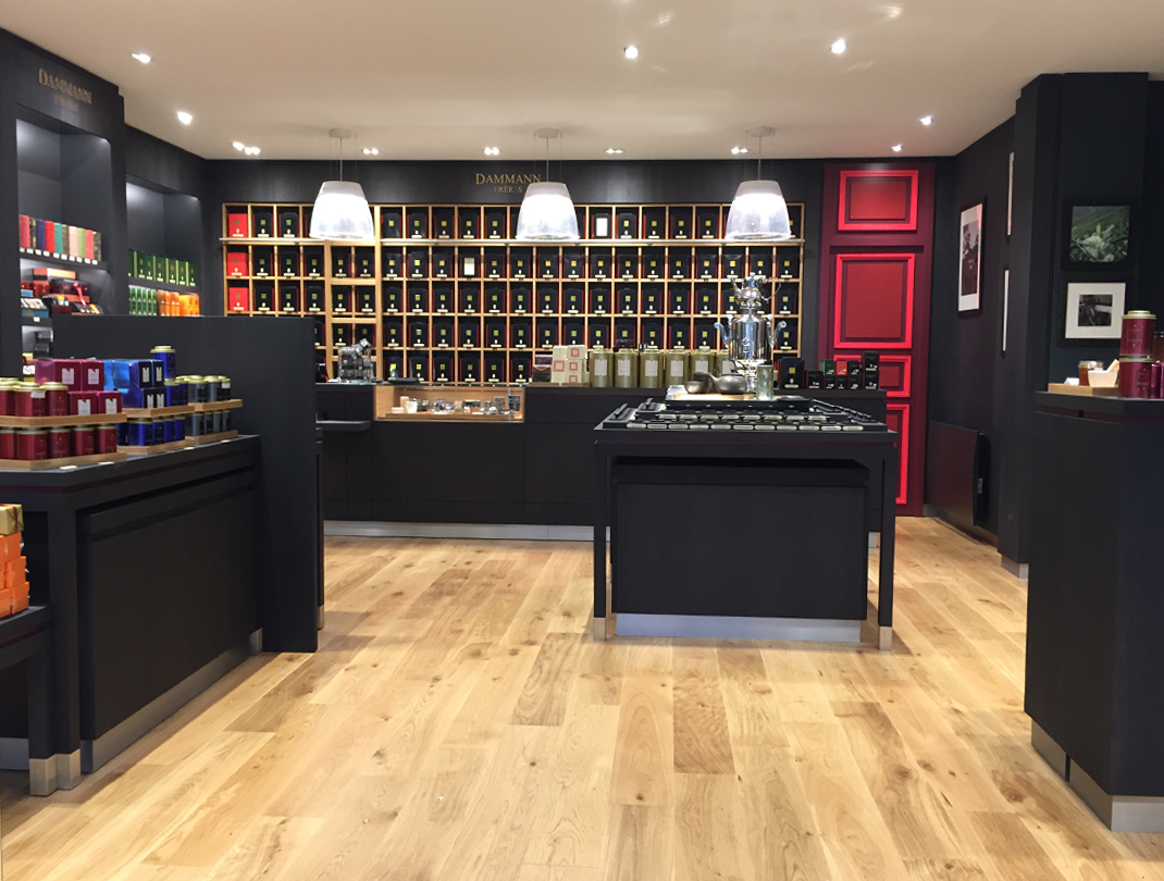 Intérieur de la boutique Brest DAMMANN Frères