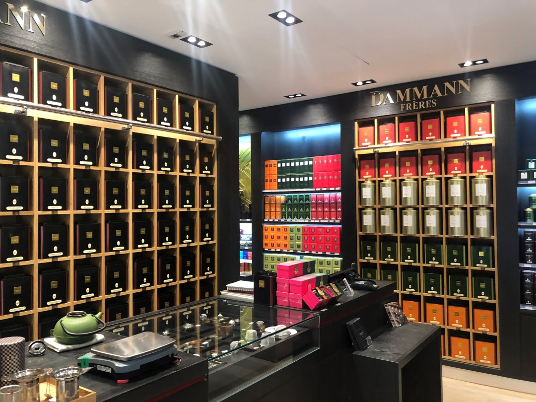 Intérieur de la boutique Aix en Provence DAMMANN Frères