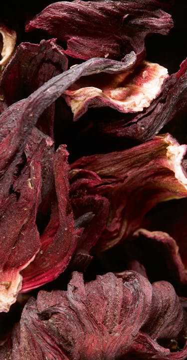 Hibiscus flowers in bulk.