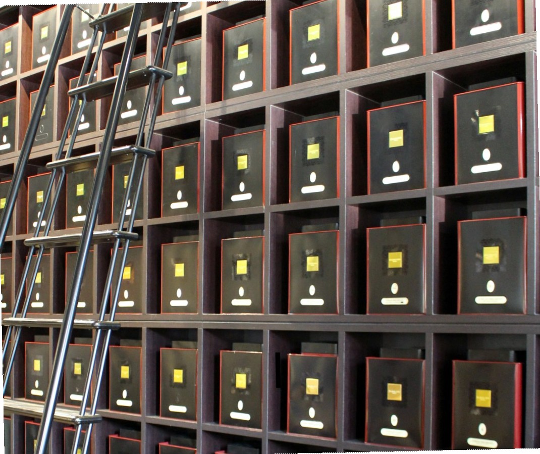 Intérieur de la boutique DAMMANN Frères de Milan