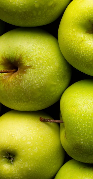 Green apples.