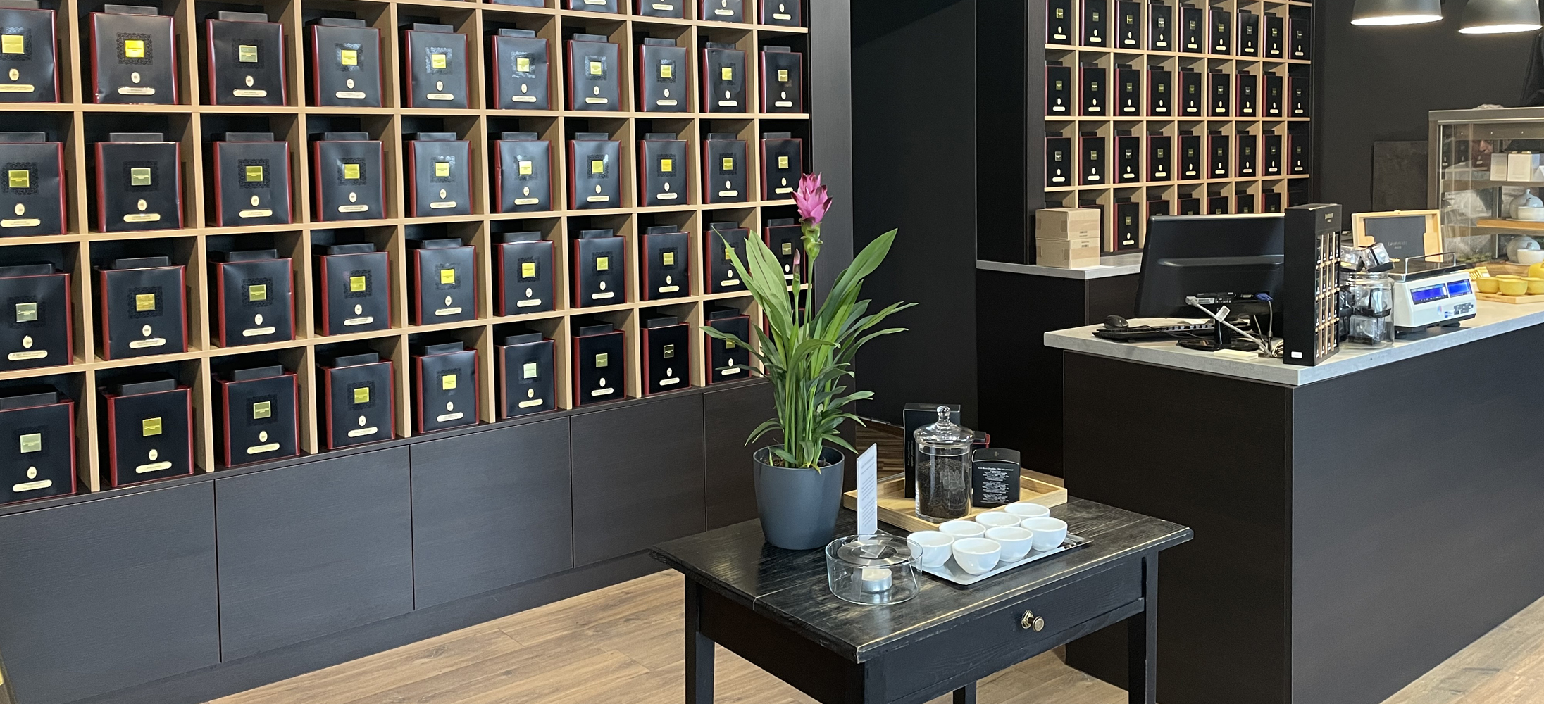 Intérieur de la boutique DAMMANN Frères à Prague