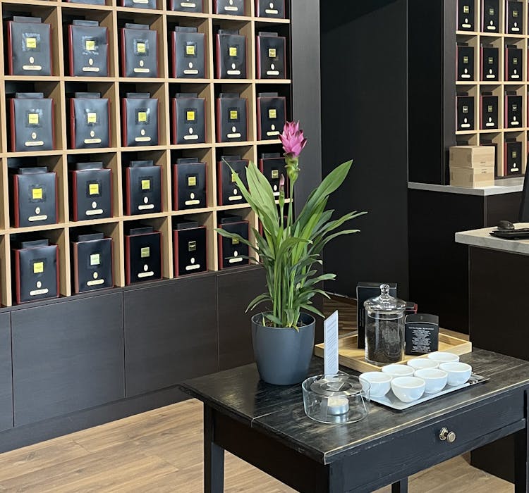 Intérieur de la boutique DAMMANN Frères à Prague