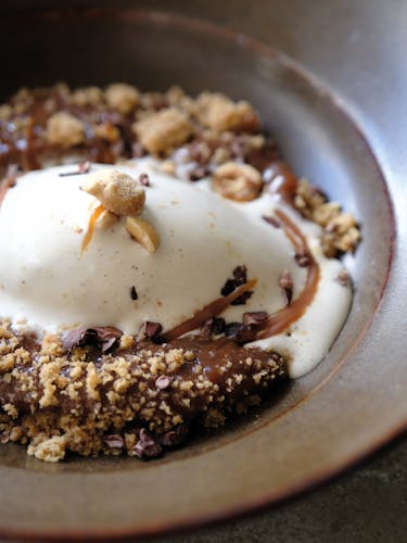 OSMANTHE D’OR MISO ICE CREAM by Céline Pham, Chef