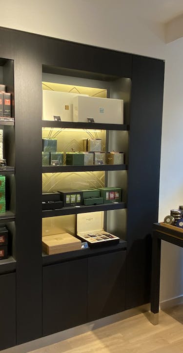 Interior de la boutique DAMMANN Frères en Versailles