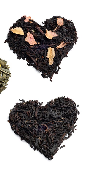 Loose teas: Joli coeur, Divine rose, Pomme d'amour