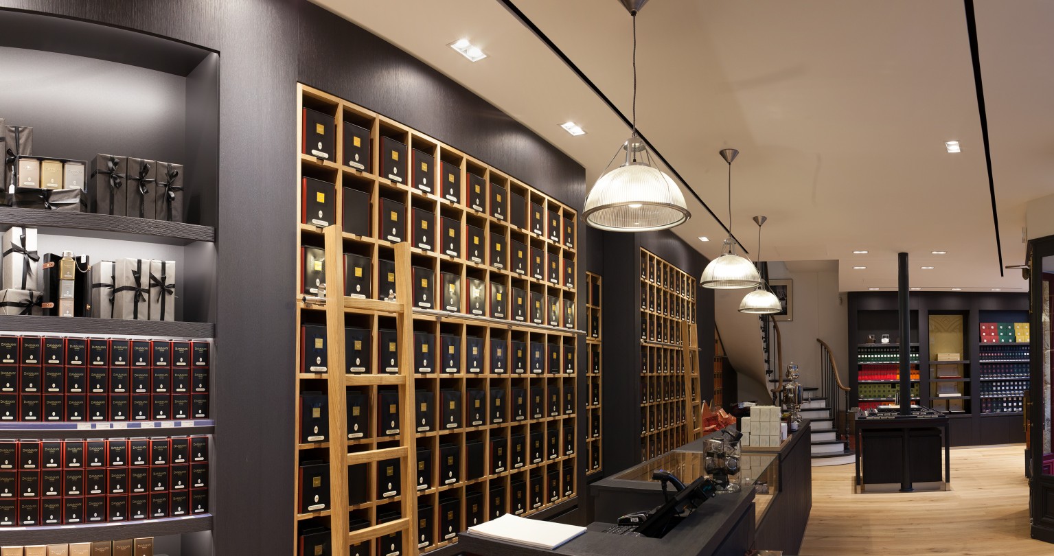 Intérieur de la boutique Place des Petits Pères DAMMANN Frères