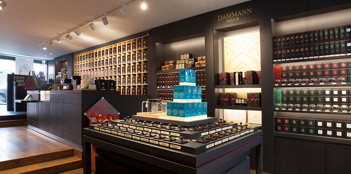 DAMMANN Frères tea store in Boulogne-Billancourt