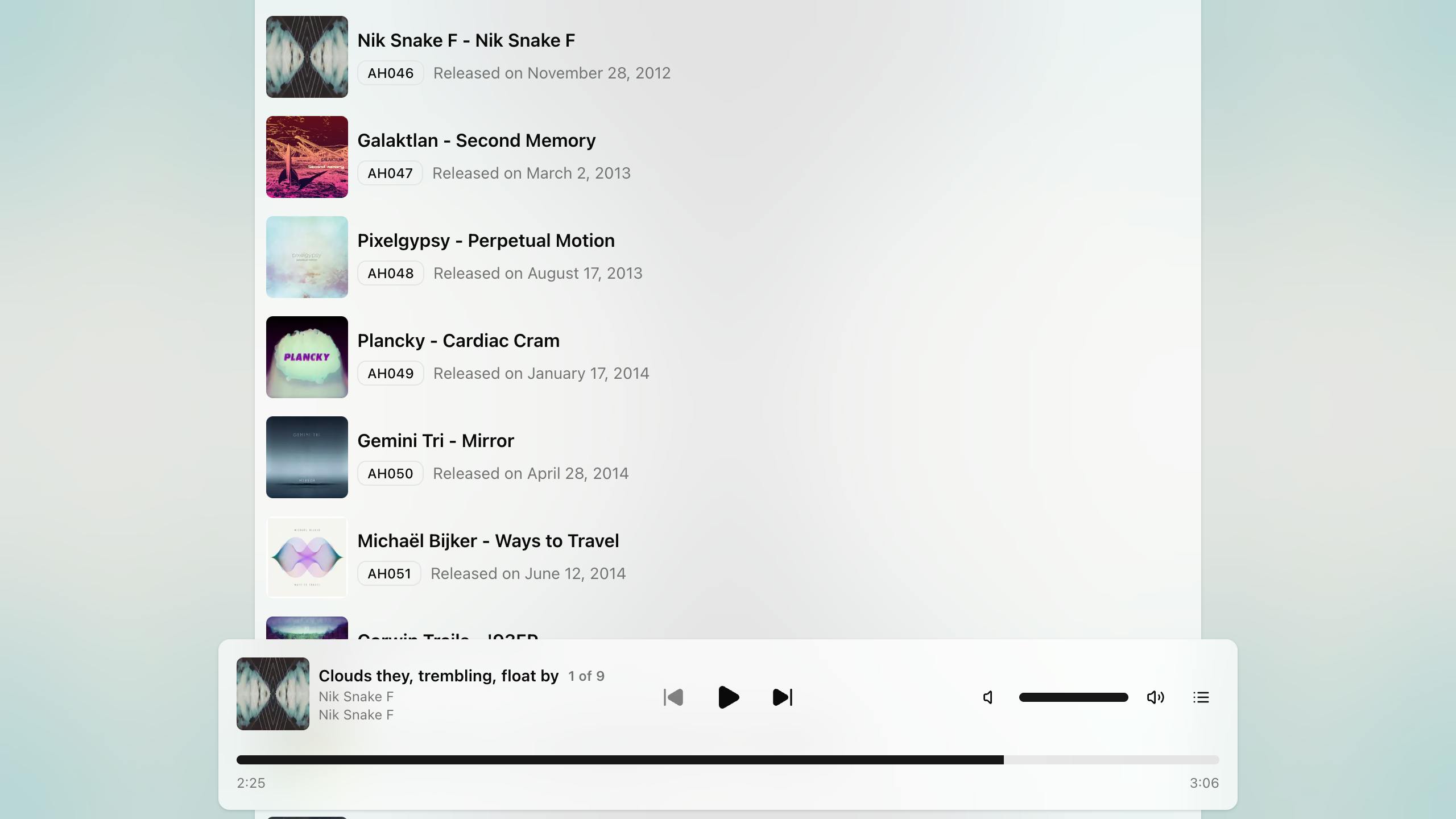 AH Collection Listing Light
