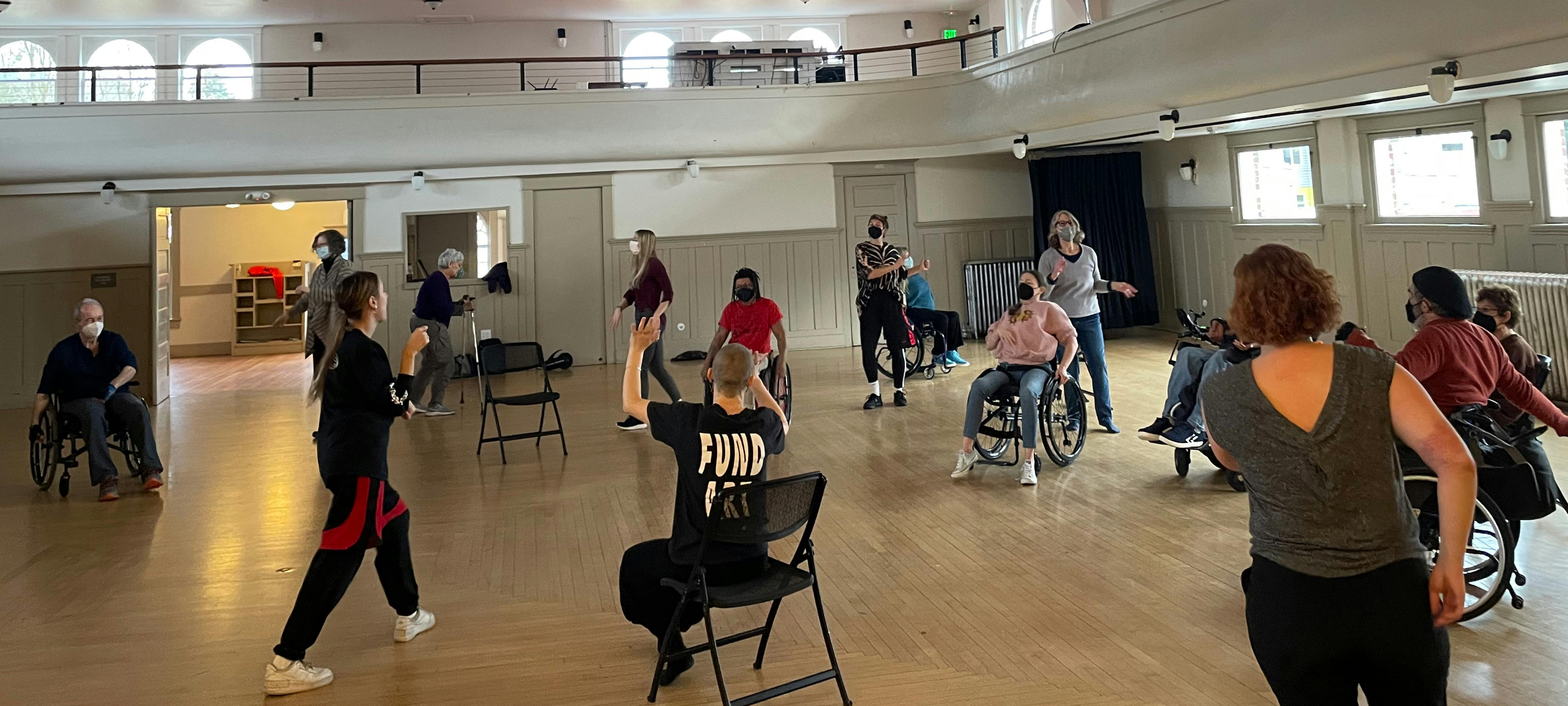 Dance Church dances with Harborview Medical Spinal Cord Injury Patients