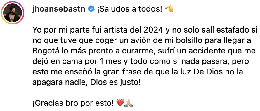 testimonio de jhoan