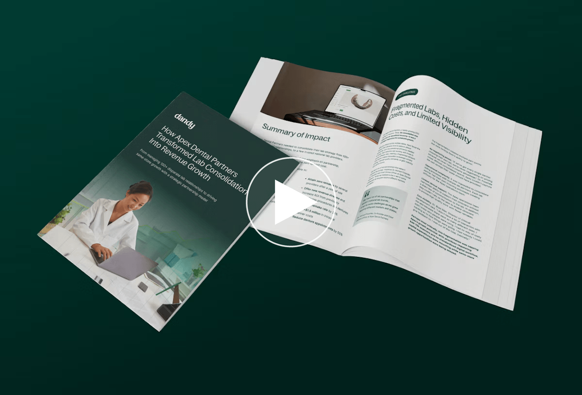 How a 12-state DSO went digital, and cut denture turnaround 50% Growth Case Study by Dandy