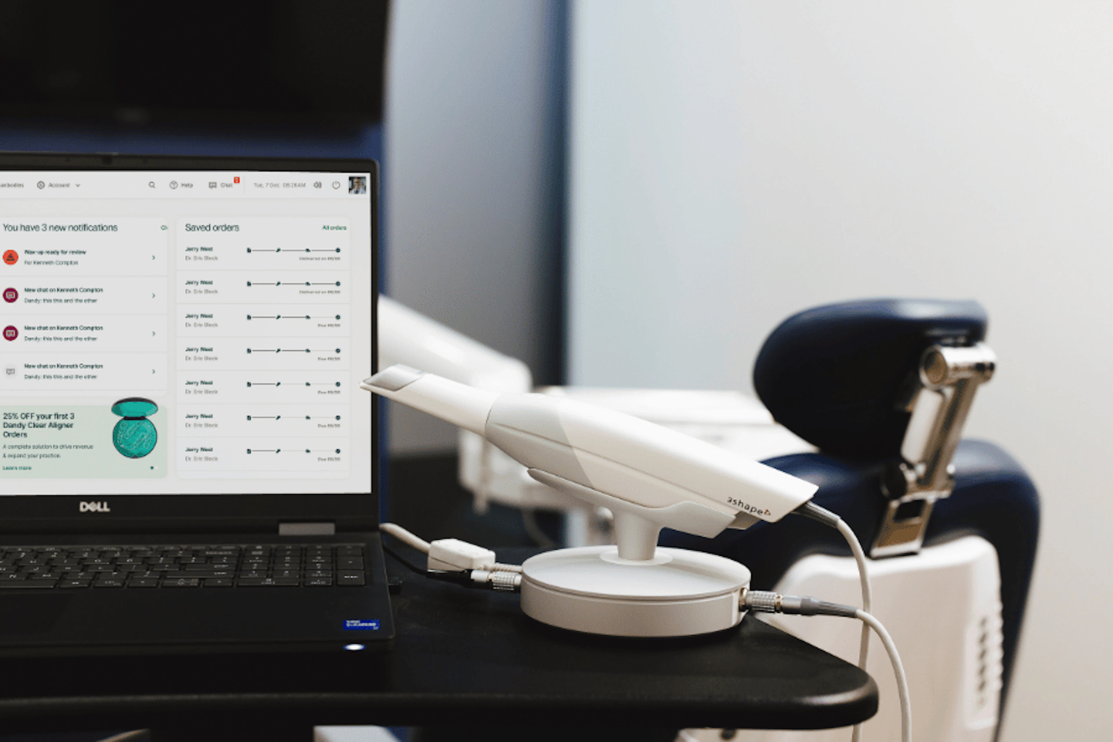 dandy scanner and chairside software
