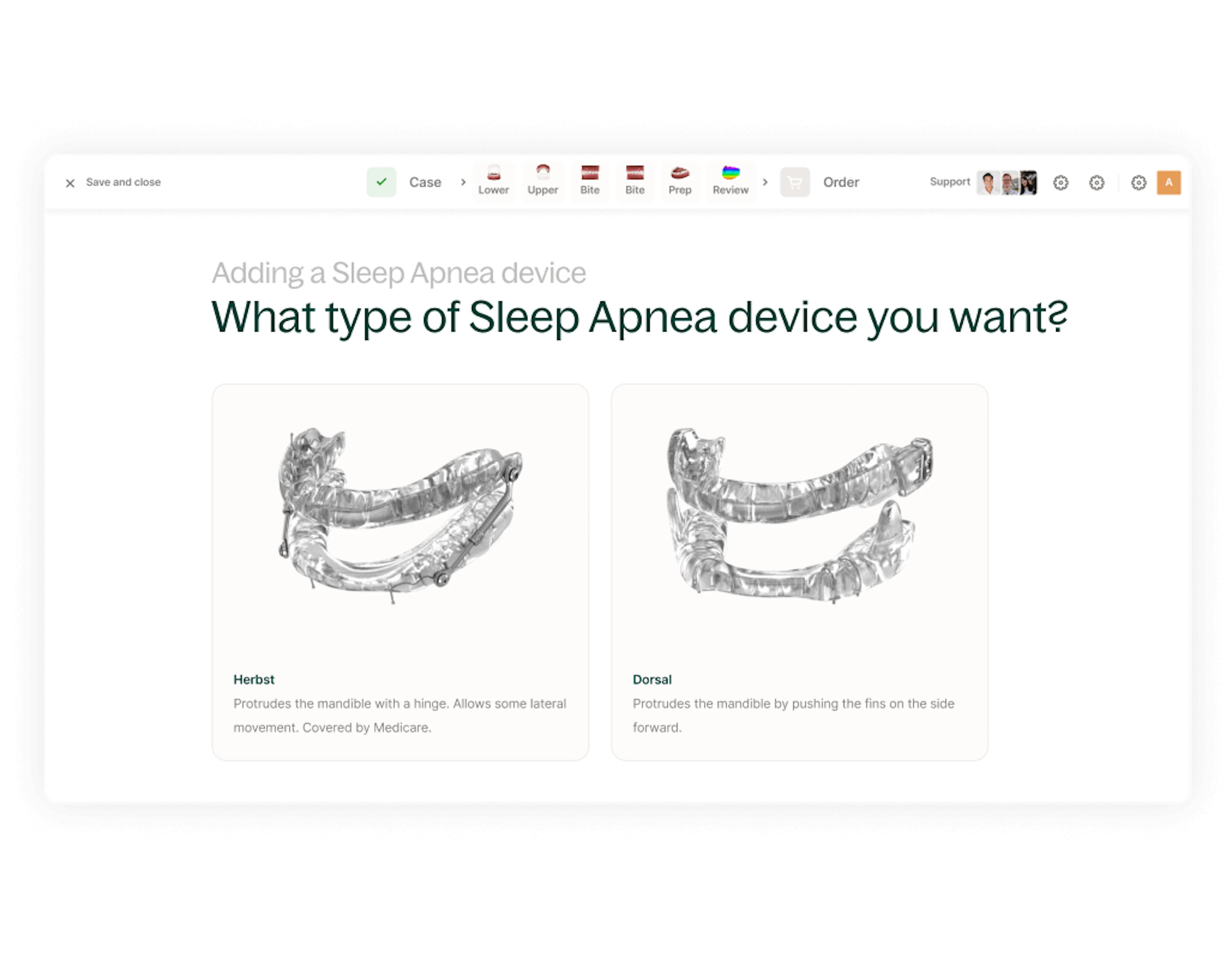 Oral appliances vs CPAP