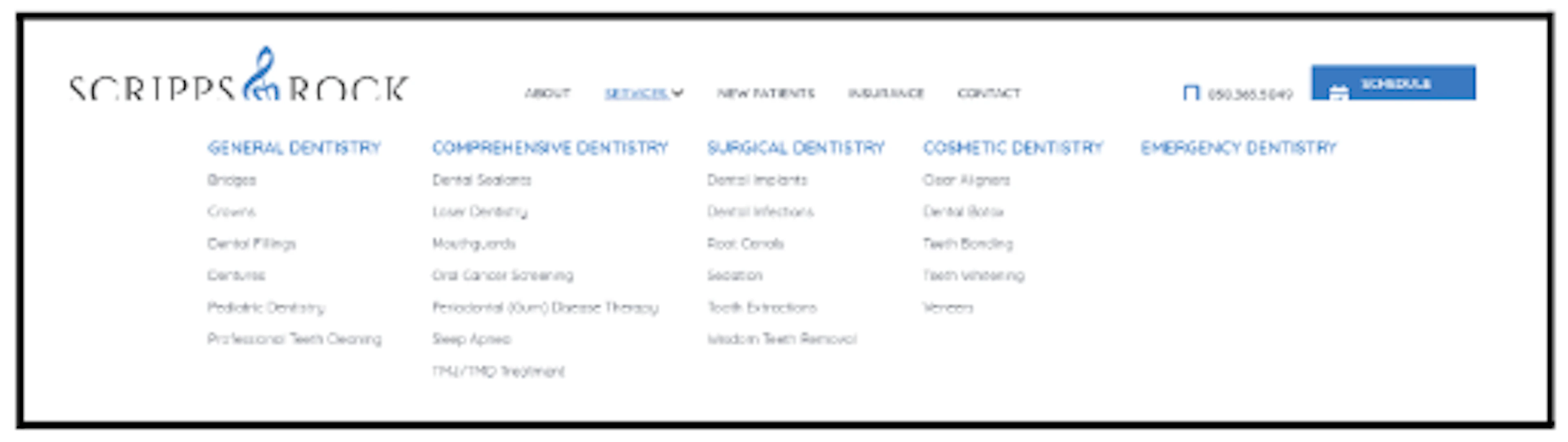 Example of effective Primary Navigation
