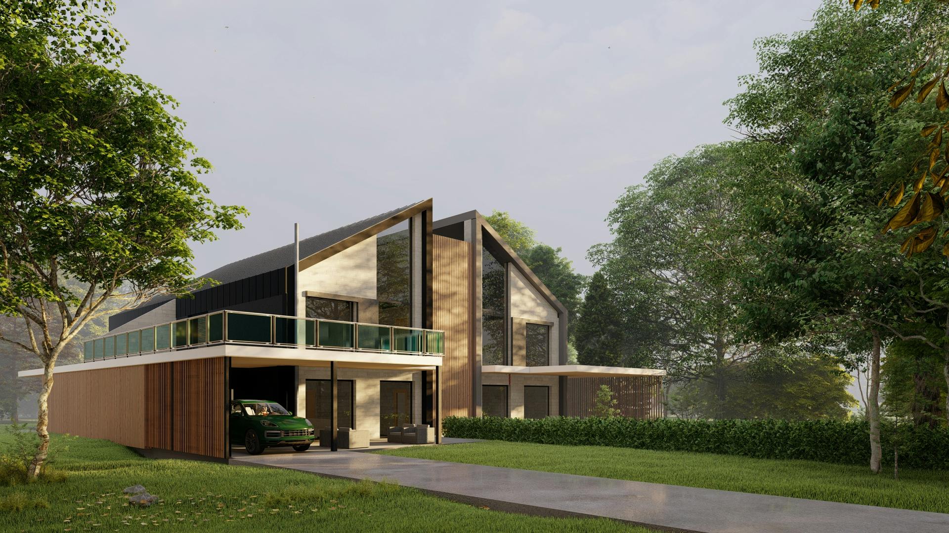 Architectural design Townhouse in Gorenychy