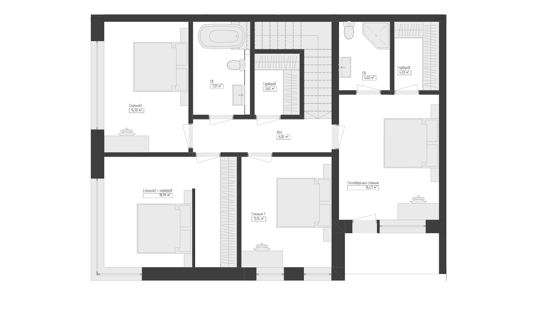 Энергоэффективный таунхаус чертежи