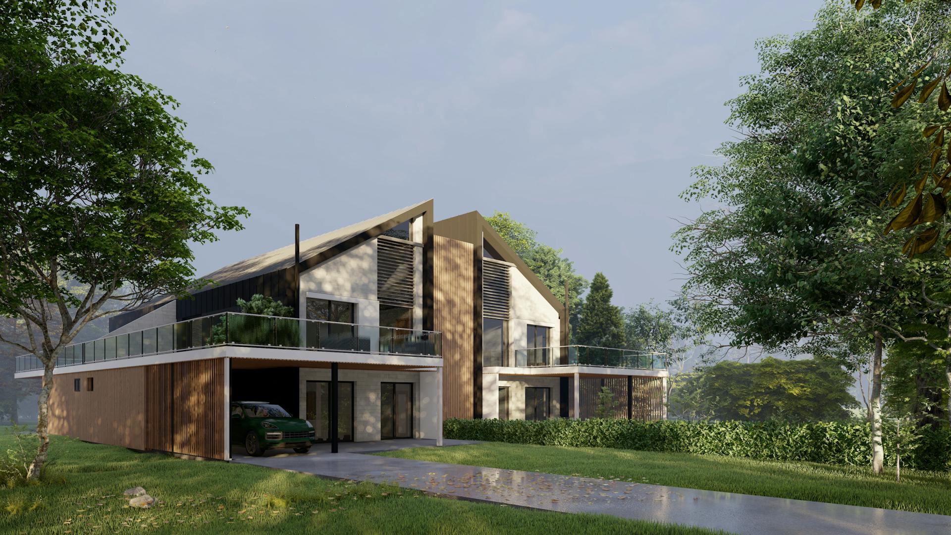 Architectural design Townhouse