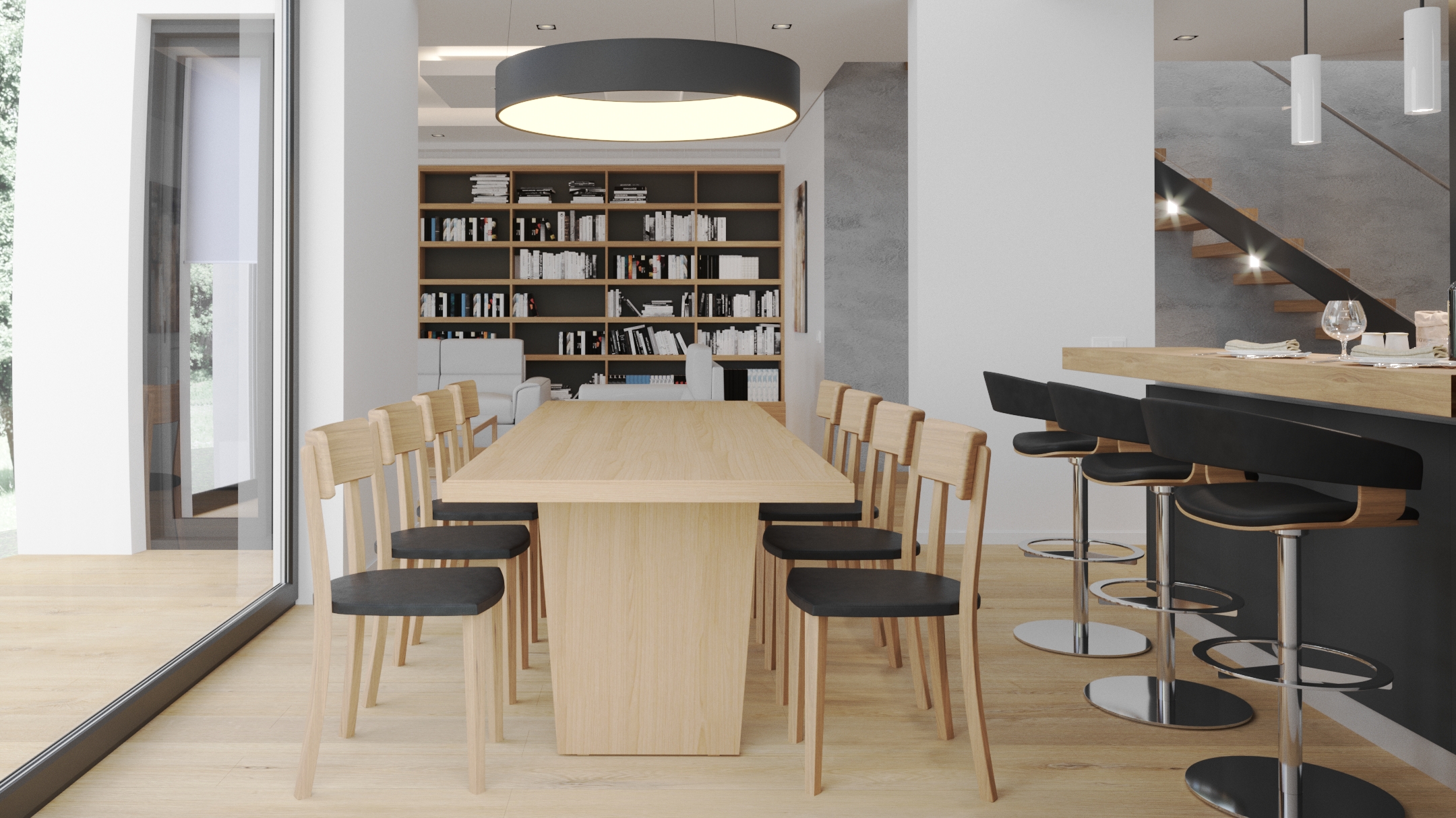 Wright вітальня