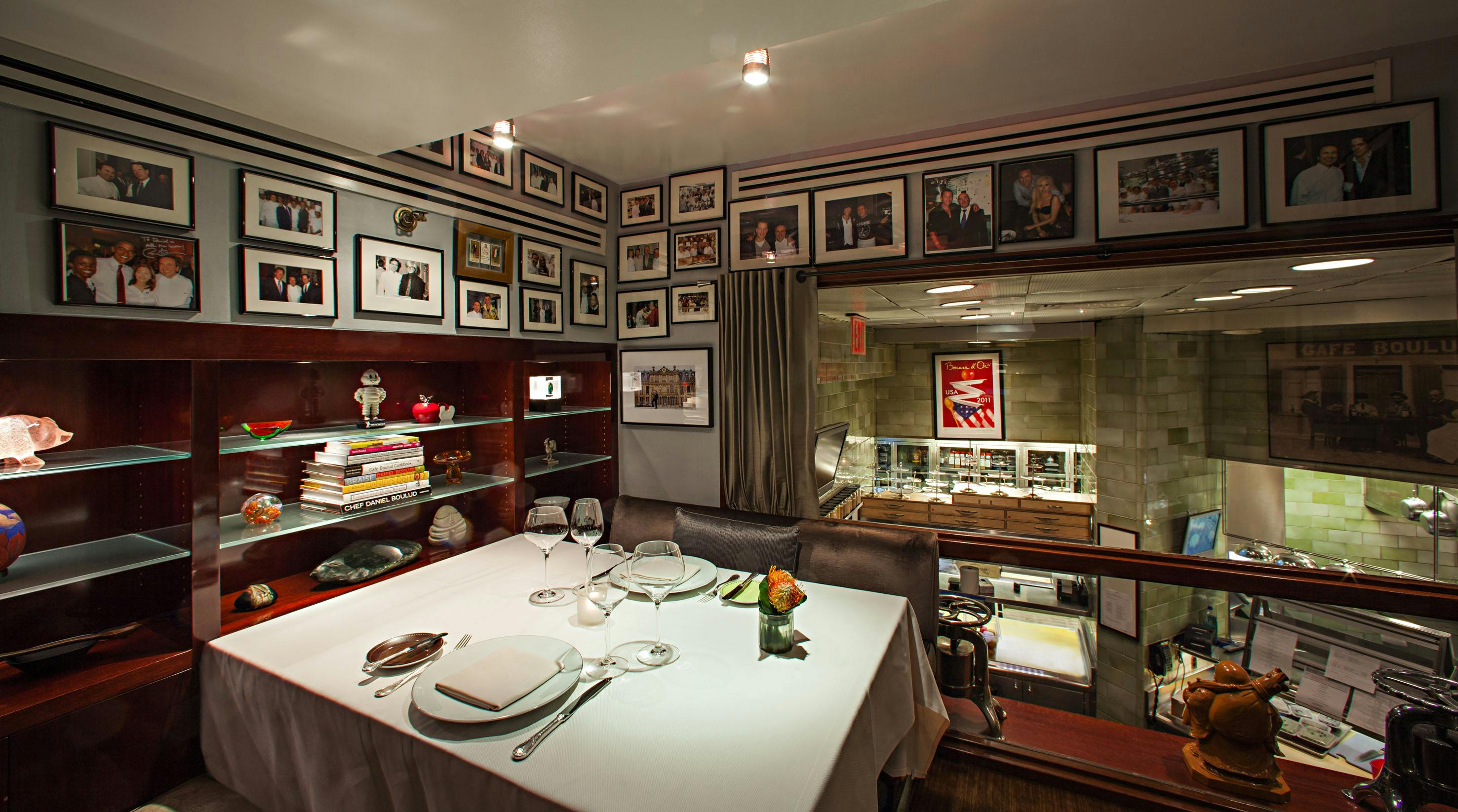 The Skybox private dining room interior