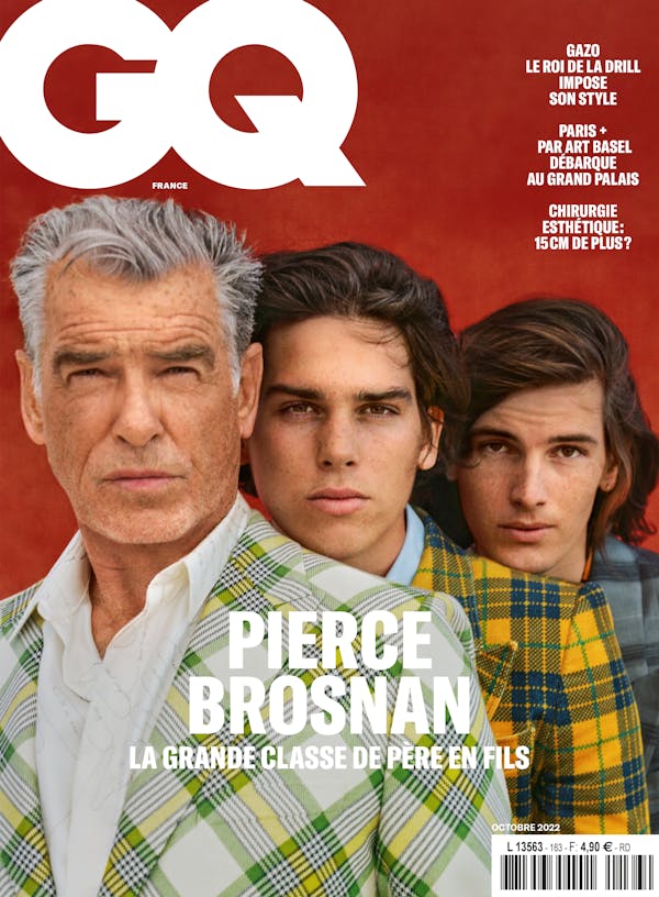 GQ UK MAGAZINE OCTOBER 2022 PIERCE BROSNAN COVER FEATURE