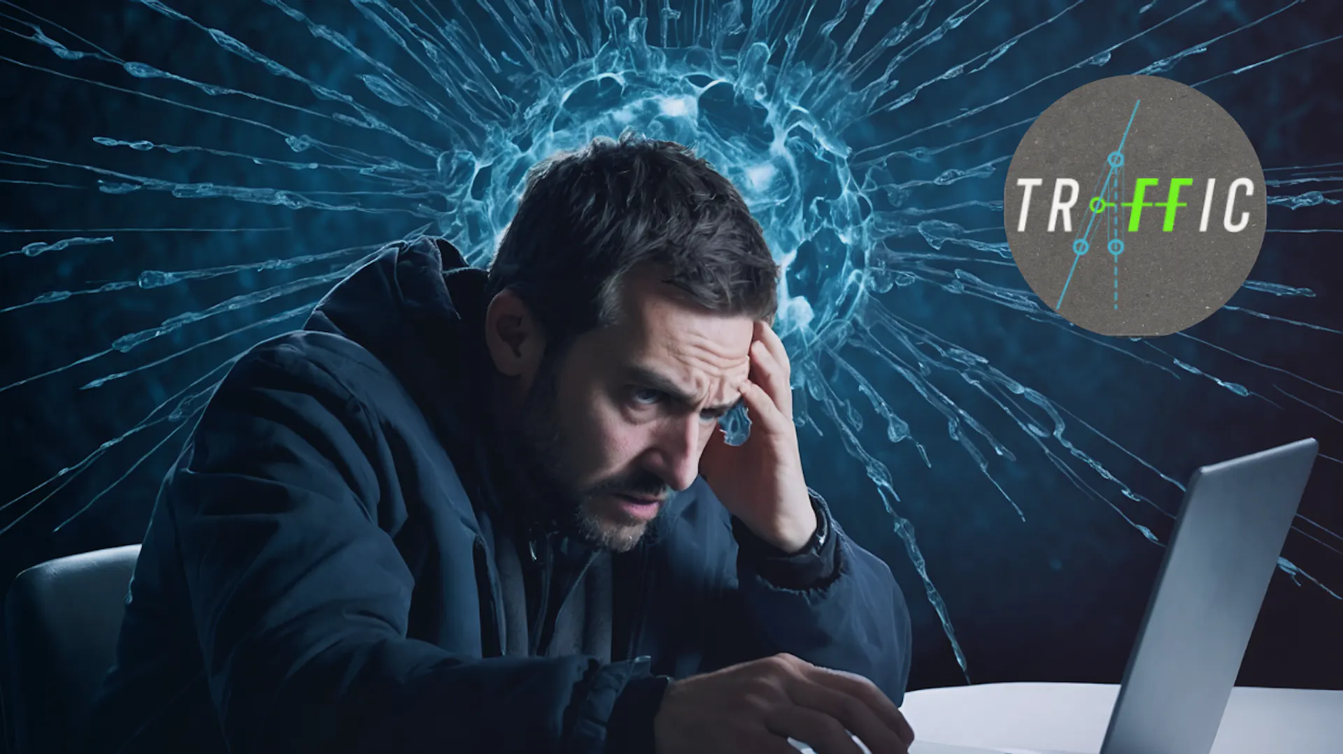 Man loking for a laptop