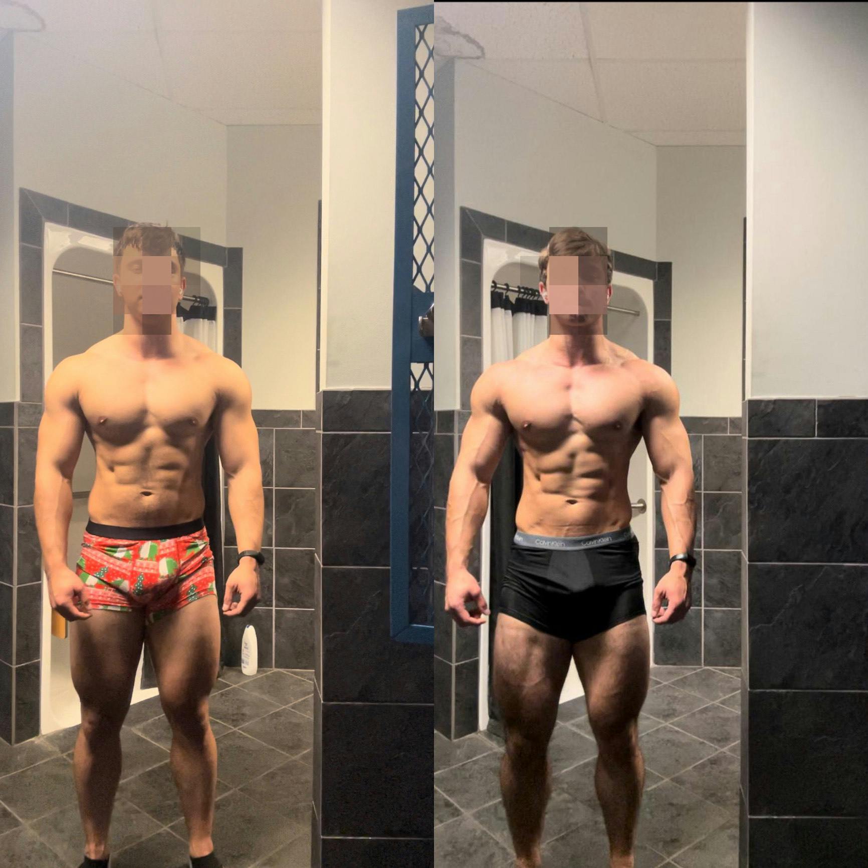 transformation picture, before and after