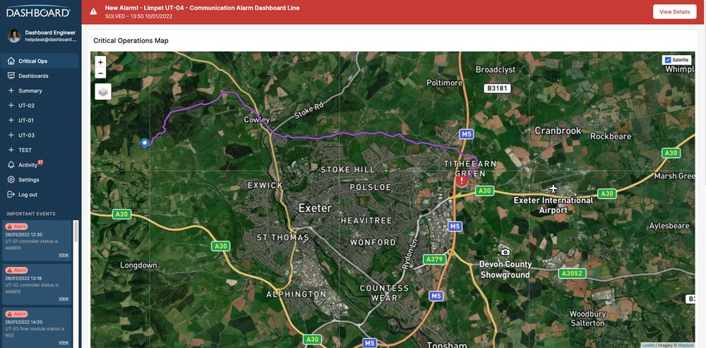 Frontend screenshot displaying pipeline monitoring