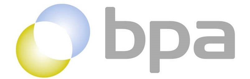 British Pipeline Agency (BPA) logo in grey text on a white background.