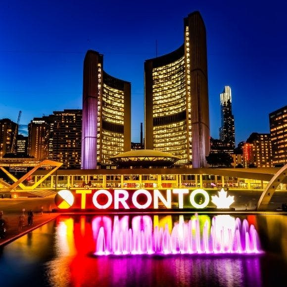 Toronto by night