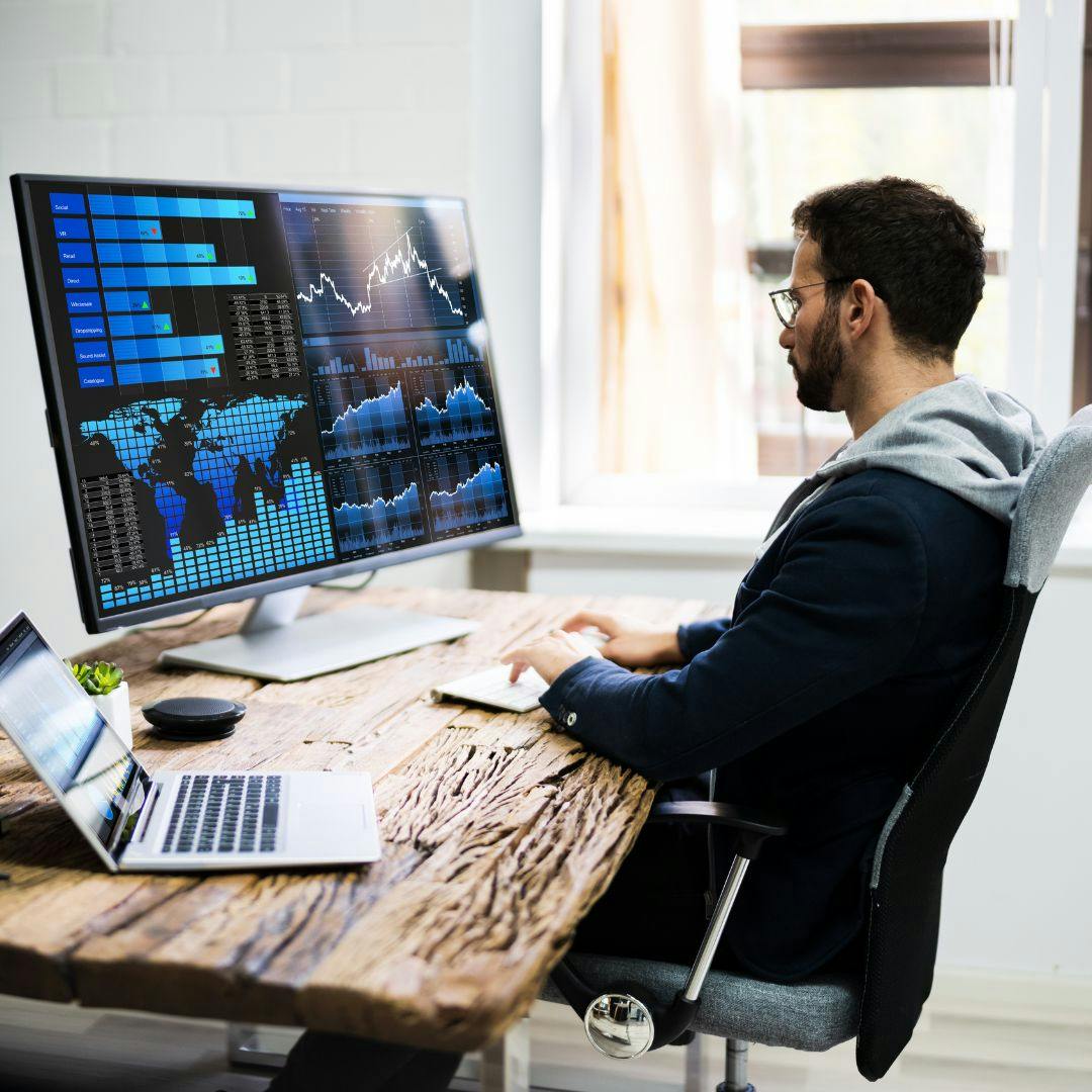 data scientist at work