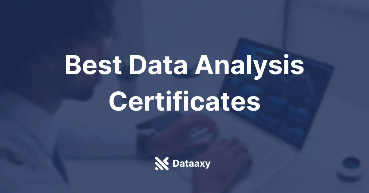 data analysis certificates cover