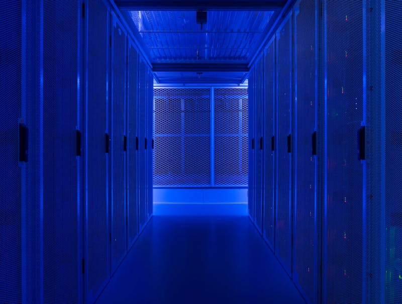 A data center in Iceland