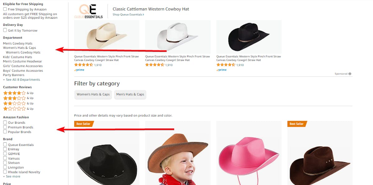 Amazon Product Categories