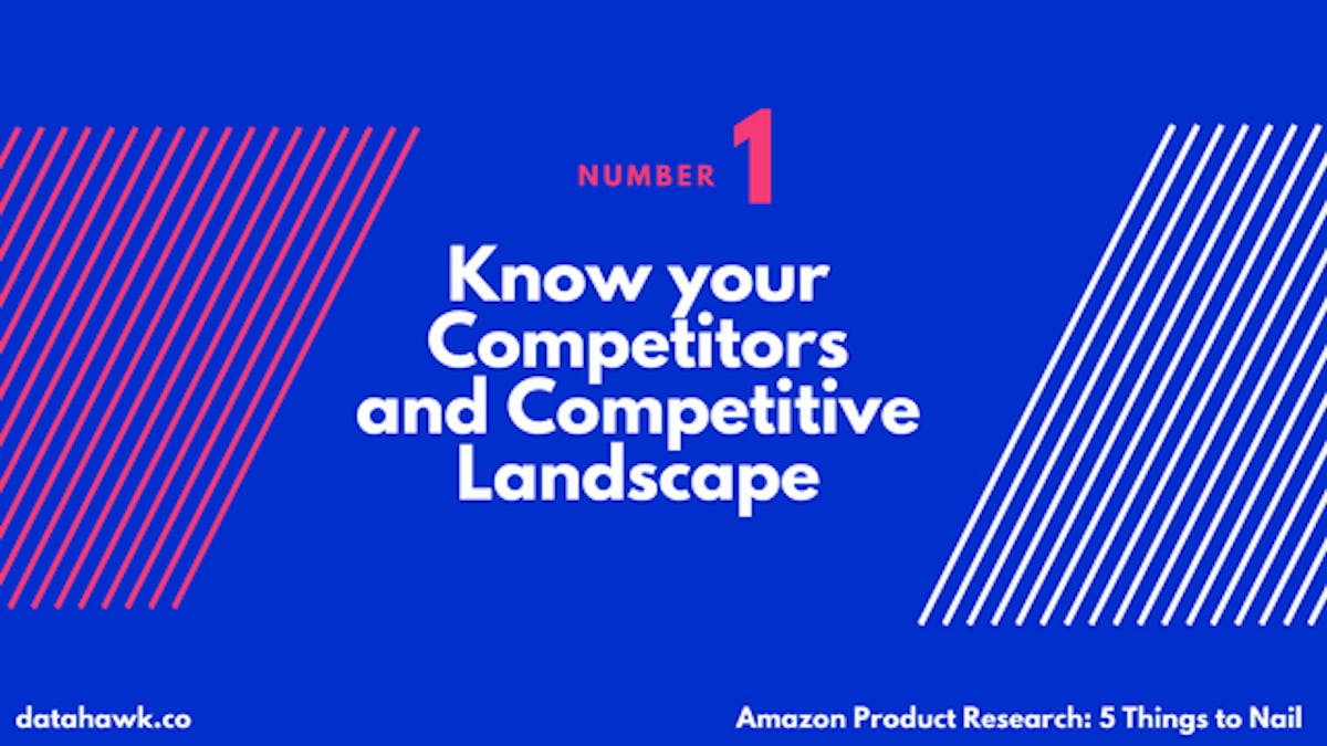 Product Research and Market Analysis on Amazon with DataHawk