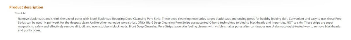 Amazon Product Listing