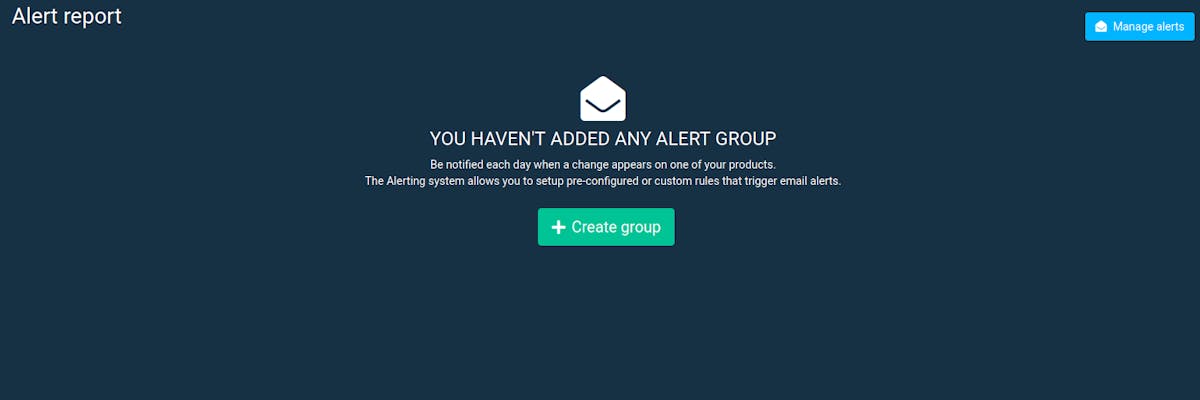 Adding Amazon trigger alerts DataHawk