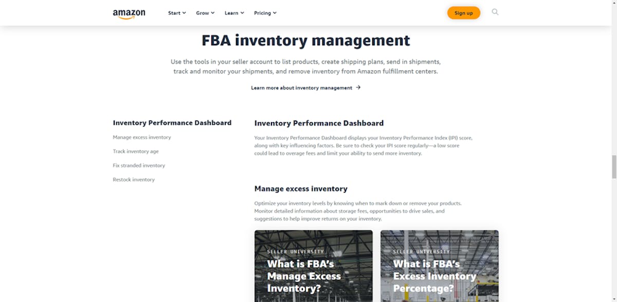 Amazon FBA Inventory management