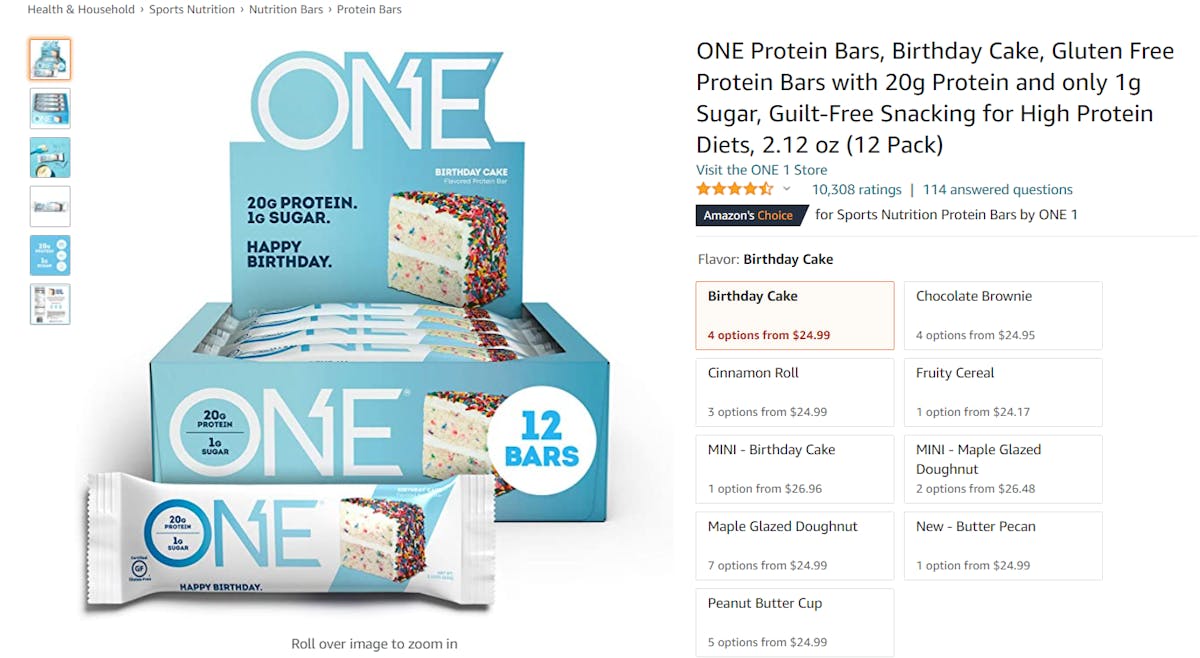 Top 4 Rising Stars Products in the Sports Nutrition Category