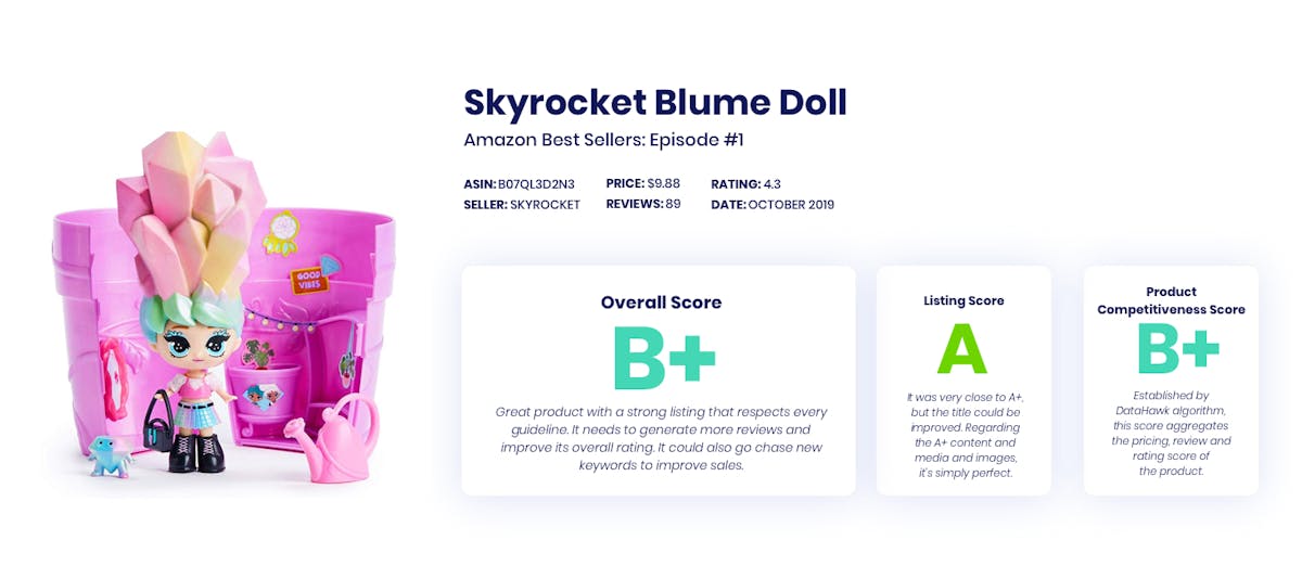 Amazon BSR Study: Toys & Games